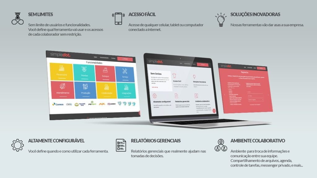 sistema simple erp da empresa simpledot